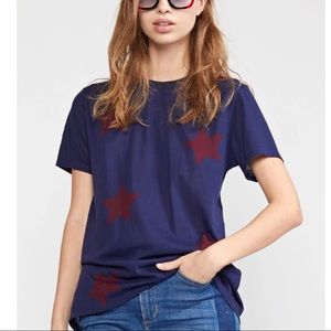 Cynthia Rowley Printed Stars tee, M/L, worn once